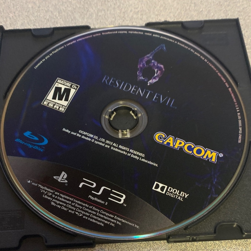 Resident Evil 6 (PS3) PlayStation 3— Black Game Disc only